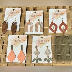 Dangle Clay Earrings